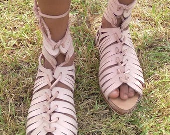 Roman Leather Sandals - Ancient Roman Caligae - Centurion Legionary Boots for Reenactment, LARP Cosplay & Historical Theater Shoes