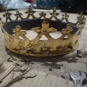 Royal crown,Prince crown,Brass crown,birthday crown,birthday gifts,Aniversy gifts