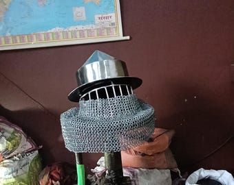 Medieval Battle Ready Helmet | 15th Century Steel Helmet for Reenactment, LARP & SCA Combat