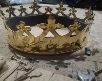 Royal crown,Prince crown,Brass crown,birthday crown,birthday gifts,Aniversy gifts