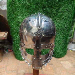 Cosplay Viking Helmet | LARP & Costume Ready | Lightweight Medieval Helmet | Norse Warrior Style