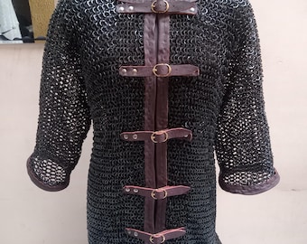 Aluminum Riveted Chainmail Shirt – Viking Maille Armor for LARP, Reenactment & Cosplay