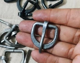 Hand-Forged Iron Viking Buckles – Medieval Belt & Armour Set