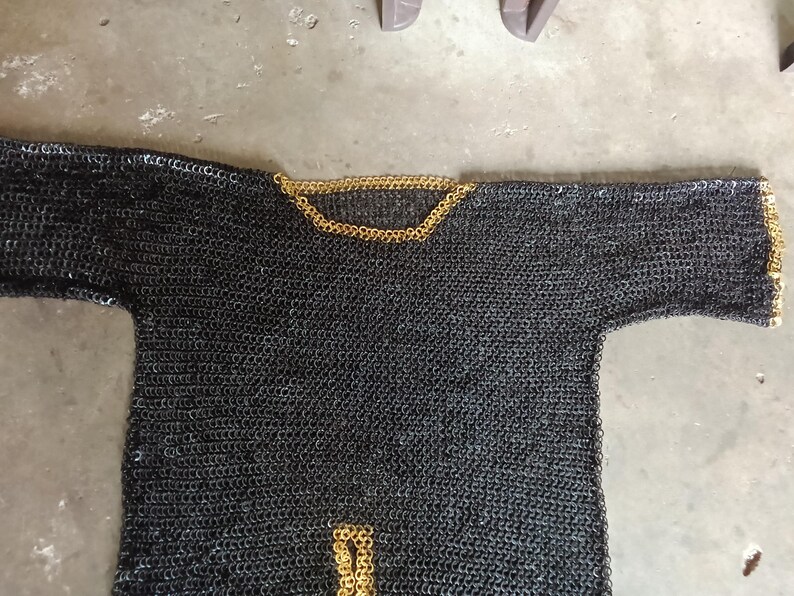Viking chainmail tunic for combat sports, LARP, and historical costume events