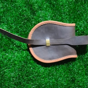 Viking Medieval Pouch Bag – Handmade Leather Belt Bag for LARP, SCA, Reenactment & Cosplay