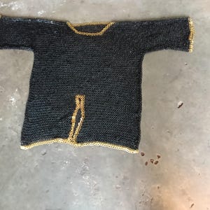 Battle ready Viking maille shirt with brass edging for medieval reenactment