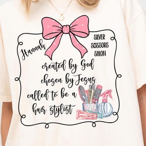 Comfort Colors Custom Hair Stylist Shirt, Custom Hair Dresser Shirts Hairstylist Gift for Hairdresser, Hair Stylist Gifts Custom Hairdresser