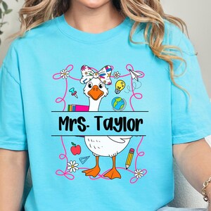 Comfort Colors Custom Teacher Shirt, Back to School Teacher TShirt, Teacher Team Shirts, Personalized Teacher Shirt, Grade Level Team Shirts