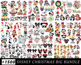 Christmas BIG Bundle, Merry Christmas Svg , Christmas Svg, Mickey Christmas, Christmas Squad Svg, Christmas Friends Svg, Christmas Mouse