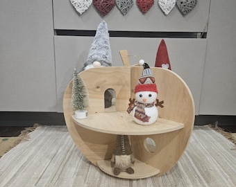 モンテッソーリおもちゃ棚、子供用収納、モダンなおもちゃ棚、合板棚