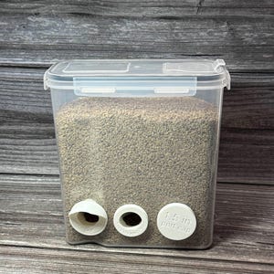 Quail & Chick Feeder Port with Secure Threads | DIY Feed Saver | Optional Rain Hood + Cap | Made in Florida