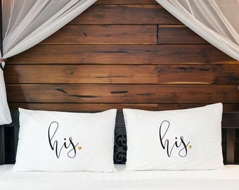 Pareja gay Regalo de boda Fundas de almohada Sr. Su aniversario del orgullo gay LGBT compromiso matrimonial regalo del mismo sexo Unión civil Boda de dos novios