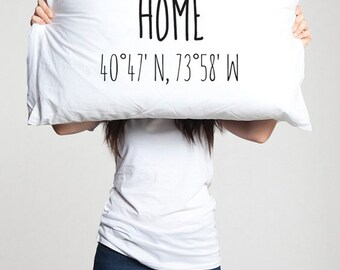 Coordinación de relación a larga distancia Regalo funda de almohada Personalizado Novio Amigo Amor Amistad Te extraño LDR Mudanza Inauguración de casa Regalo