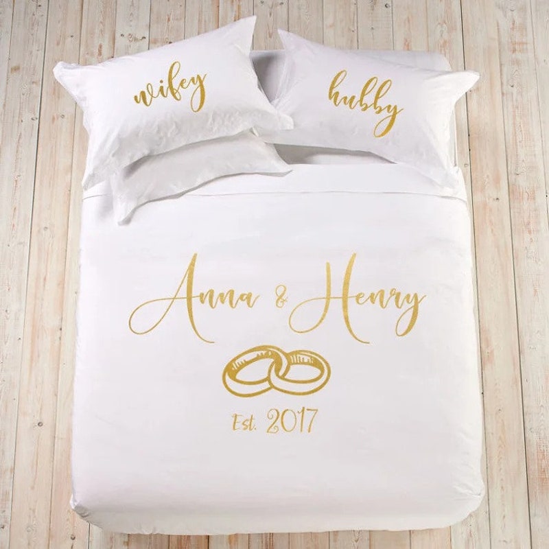 Wedding Bedding Etsy