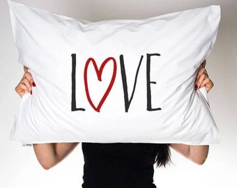 Valentine's day gift Romantic pillow Love pillow I love you pillow Love gift Wedding gift for him her Wife present Romantic gift Couple gift