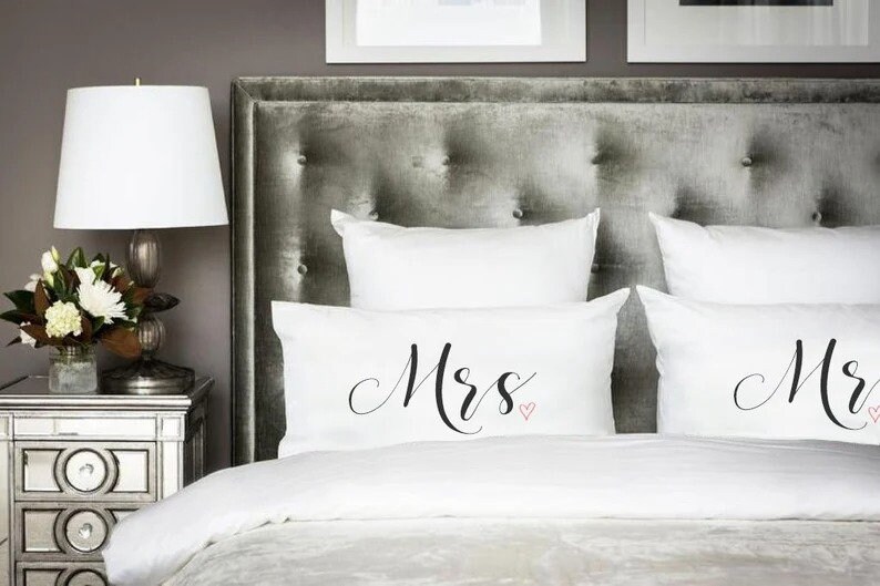 Oh, Susannah Mr And Mrs Pllow Cases - Annversary Weddng Gft - View #7