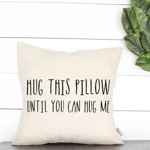 Going Away Gift Long Distance Friend long distance dad long distance mom gift for best friend moving away gift for brother hug this pillow