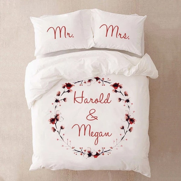 Wedding Bedding Etsy