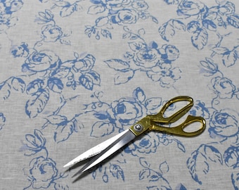 Clarke and Clarke - Studio G - Delphine - Wedgewood - By the Metre Fabric -