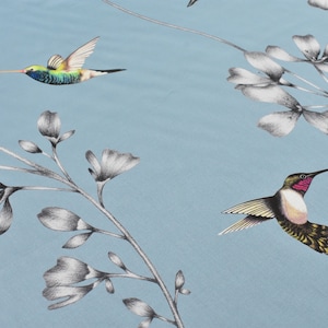 Harlequin - Amazilia - Sky - Fabric - Buy Per Metre -