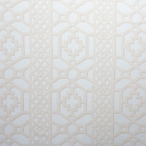 Schumacher - Zanzibar Trellis Matte - Blush - Fabric Per Metre