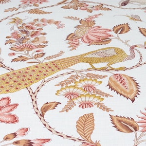 Schumacher - Campagne - Rose & Ochre - Fabric per Metre - Etsy