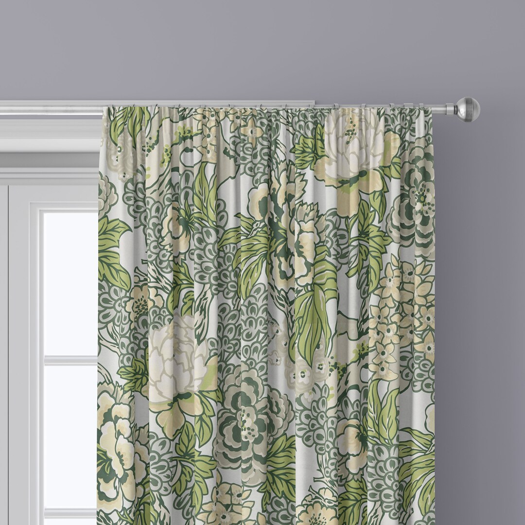 Thibaut Honshu Robin's Egg Curtains Made to Measure Etsy