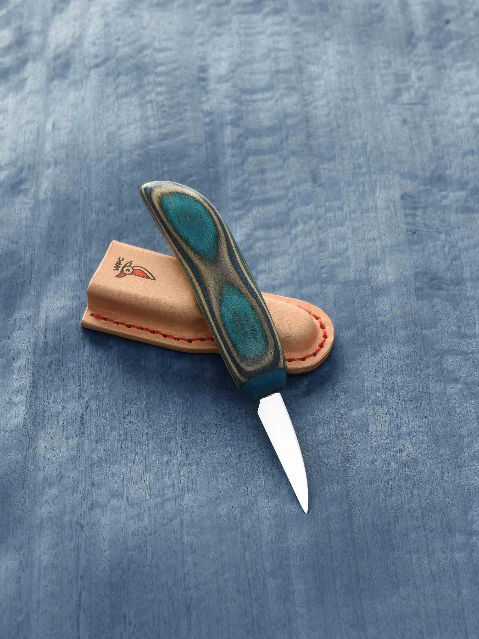 Couteau à Sculpter Sur Bois Gwoodworking - Lame 1 - Manche Bois Et Résine