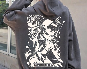 Hazbin Hotel Husk Vivziepop Hoodie, Husk Alastor Hazbin Hotel Shirt, Husk Vivziepop T-Shirt, Husk Morningstar Characters shirt