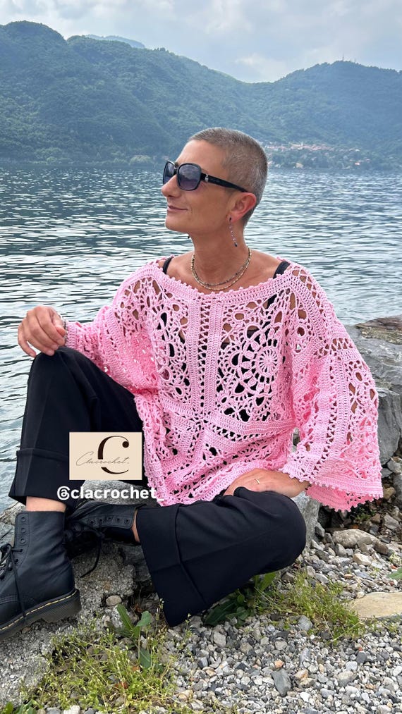 The Original PDF Crochet Pattern CLAS TOP Granny Square With