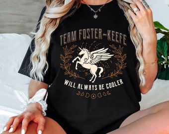 Chemise de l'équipe Foster-Keefe, chemise symboles du gardien des cités perdues, chemise Foxfire Academy, produits dérivés KOTLC, sweat-shirt livresques