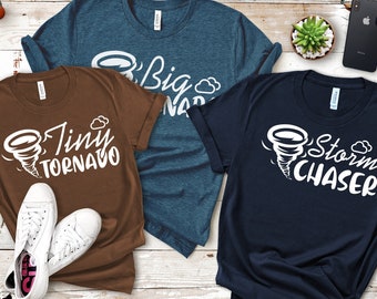 Mother Daughter Matching Shirts, Mama and Me Shirts, Tiny Tornado, Storm Chaser, Mommy and Me Outfits, Girl Mom Shirt