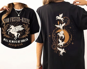 Team Foster-Keefe Two-sided Shirt, Keeper of the Lost Cities Shirt, Foxfire Academy Shirt, KOTLC Merch, Bookish Sweater