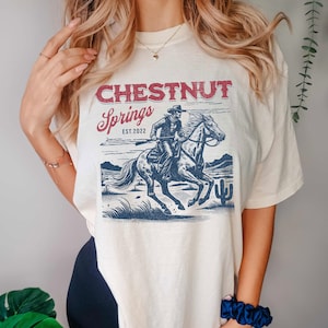 Chestnut Springs Shirt, Cowboy Romance Merch Shirt, Elsie Silver Inspired, Chestnut Springs Series Books, Western Cowboy, Romantasy Reader