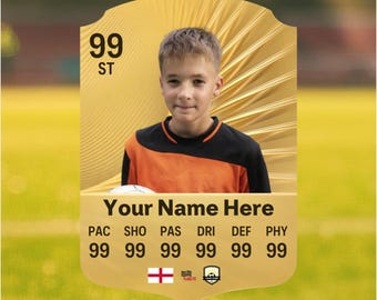 Personalised FC26 Rare Gold Card
