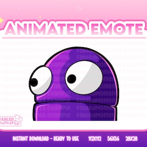 Purple R.E.P.O Stare / Emote / Twitch / Discord