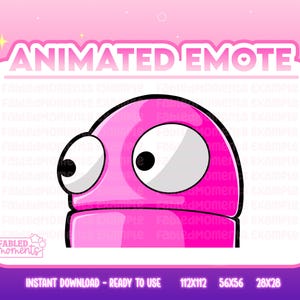 Pink R.E.P.O Stare Emote / Animated / Twitch / Discord