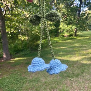 Handmade Crochet Lily of the Valley Hanger