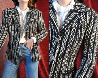 Blazer en laine vintage - années 80 - M