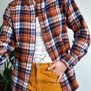 Vintage Flanel Shirt/Blouse - M