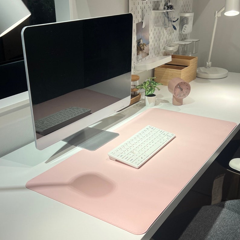 rutschfeste Schreibtischunterlage personalisierbarwasserfest vegan Schreibtischmatte Büro umweltfreundlich unterschiedliche Größen Bild 6