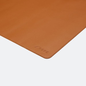 Protector de escritorio personalizado de cuero PU y corcho impermeable vegano Material de oficina tapete de escritorio respetuoso con el medio ambiente Oficina en casa imagen 5