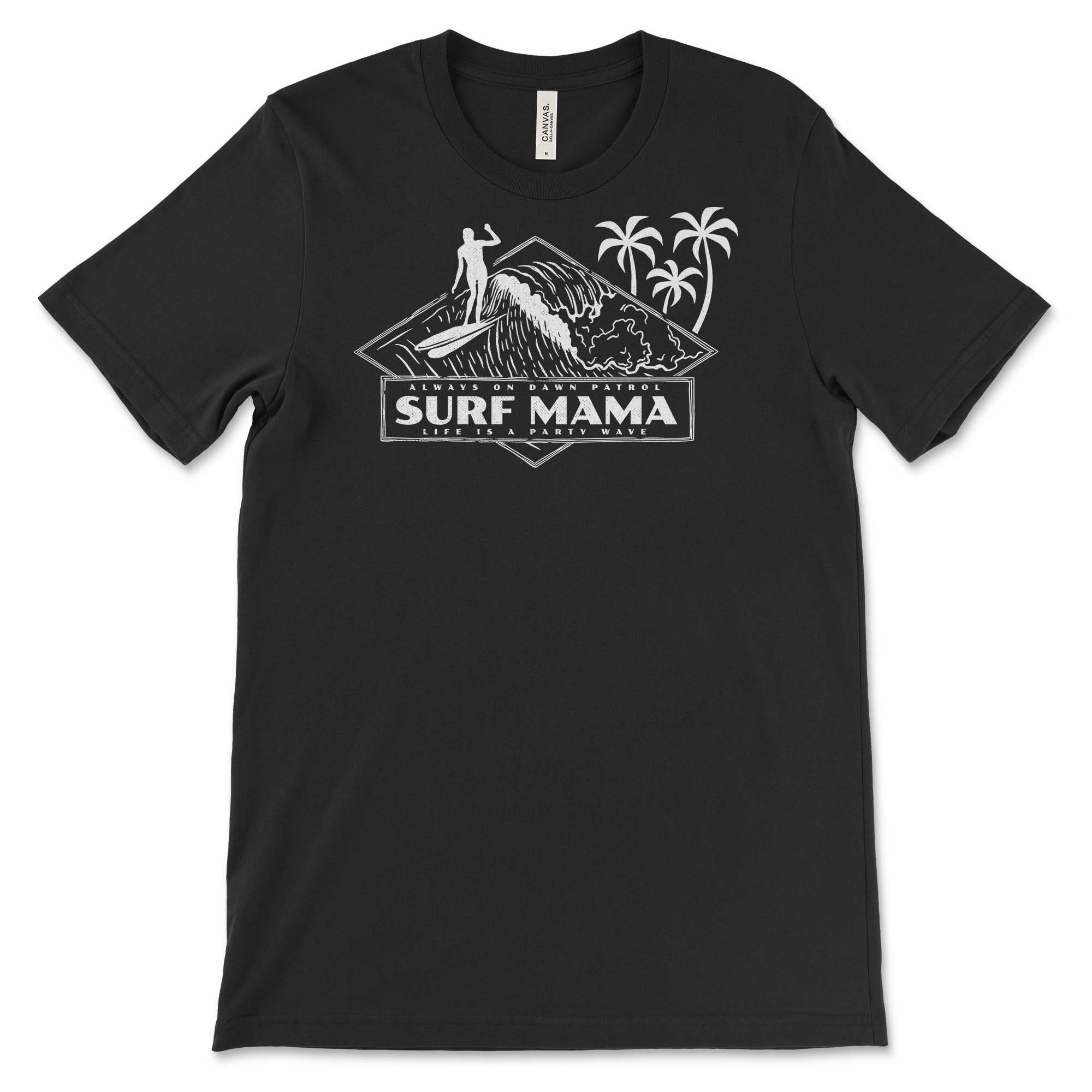 アクセサリー #111 mama Surf Surf Mama Wave Rider T-shirt, Surf Mom Shirt, Retro Surfing Mom
