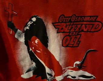 Vintage Ozzy 1981 Tour Blizzard Of Ozz T-shirt