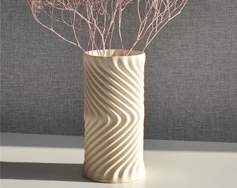 Vase en céramique imprimé en 3D