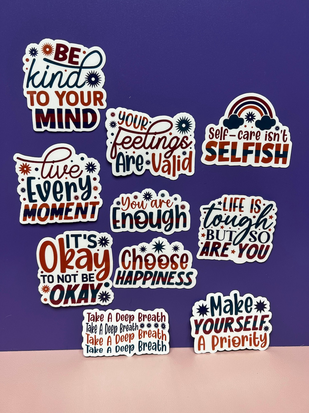 Mental Health Sticker Pack - Etsy