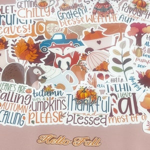 Fall Sticker Bundle Pack - random sticker packs