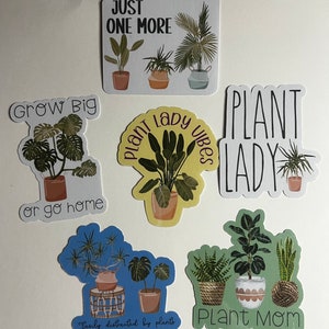 Pack d'autocollants Plant lady vibes