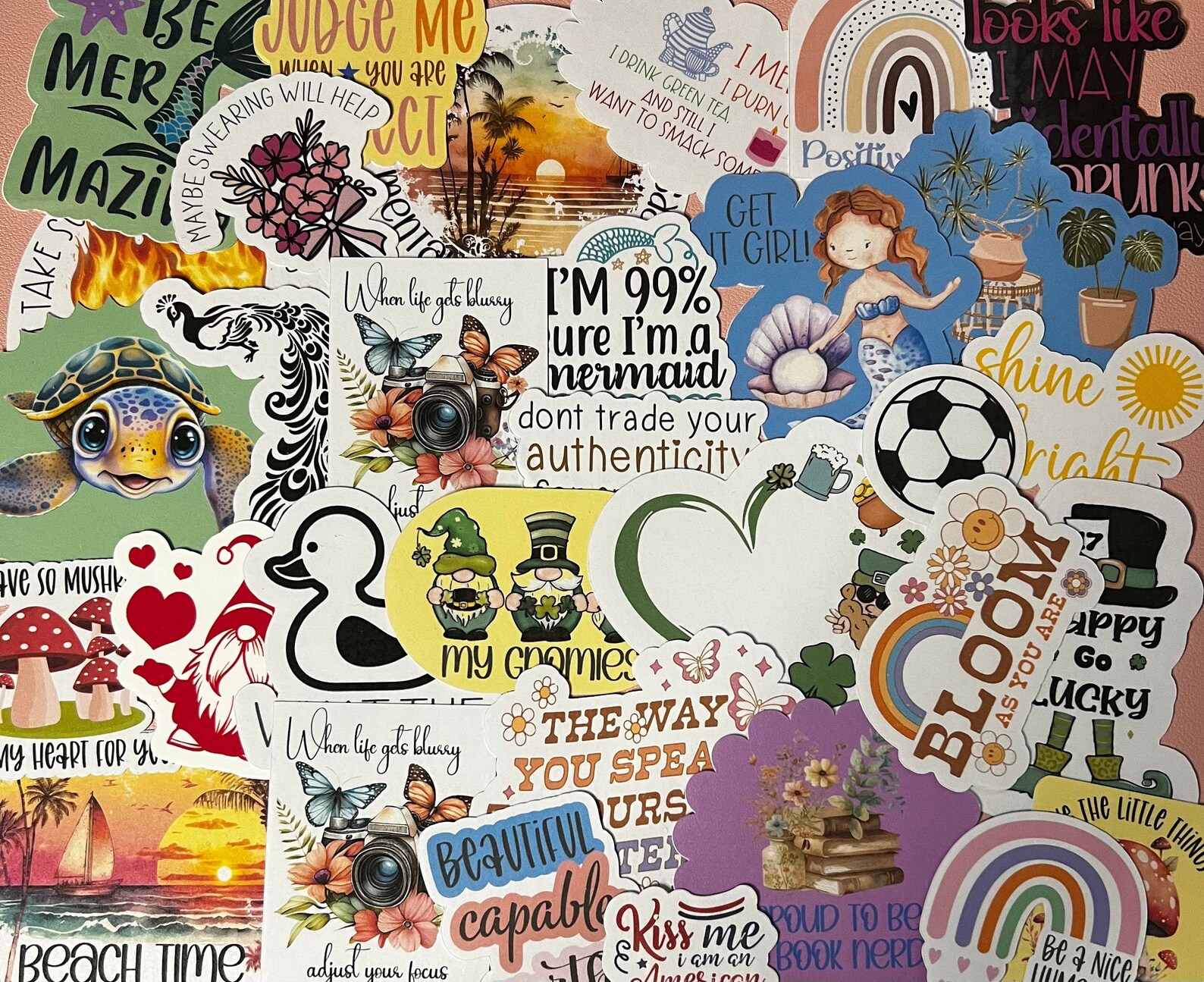 Grab Sticker Message Grab Bag Bundle Pack. Random Stickers Sold in Packs. - Etsy