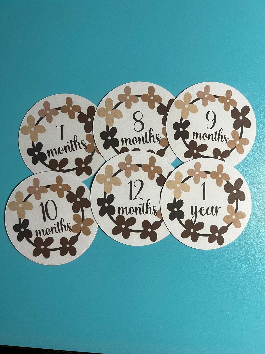 Baby Boho Milestone Stickers - Etsy